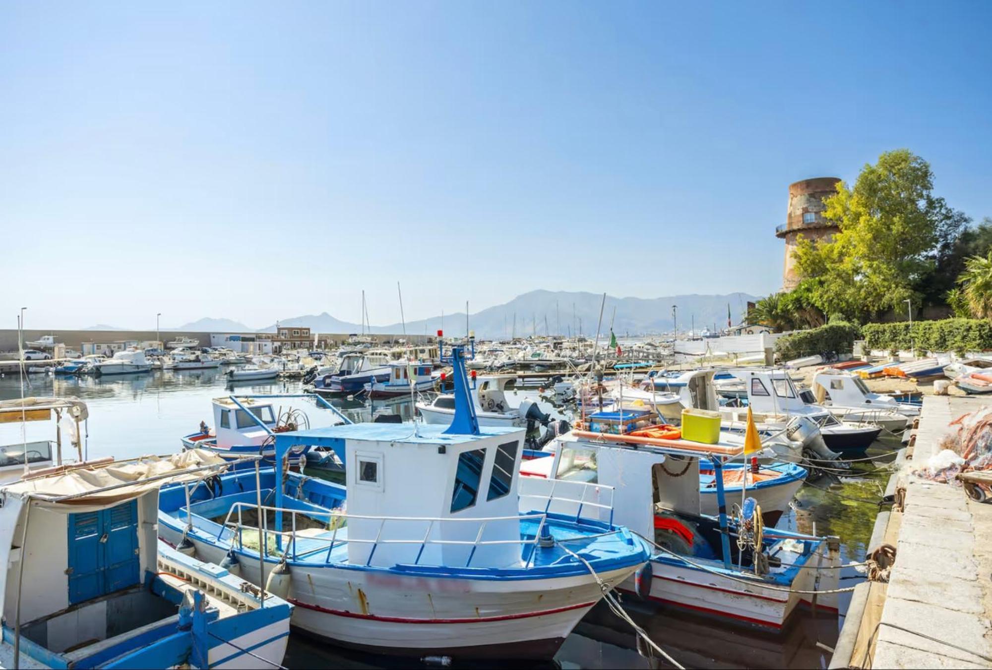 Apartamento La Barca Sul Mare Palermo Exterior foto